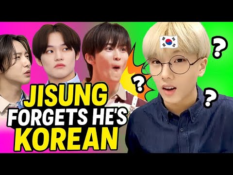 foreign members being better in korean than jisung