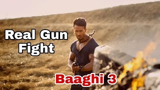 Baaghi 3 Movie Realistic Fight with Guns Tiger Shr