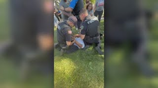 Elyria police conducting review after video of arrest at Juneteenth celebration spreads online