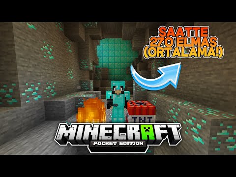 How to Find Diamonds Fastest in Minecraft PE? | 270 Diamonds per Hour!!! [Average]