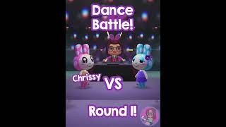 Animal Crossing Dance Battle | Chrissy VS Francine! Winner Goes to Round 2! | ACNH #shorts