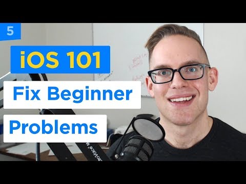Fix Common Beginner Problems with Xcode 9 - iPhone Apps 101 (5/30)