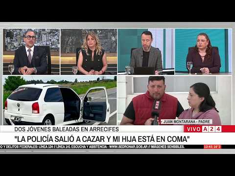 🚨DOS JÓVENES BALEADAS EN ARRECIFE: "LA POLICÍA SALIÓ A CAZAR A MI HIJA"