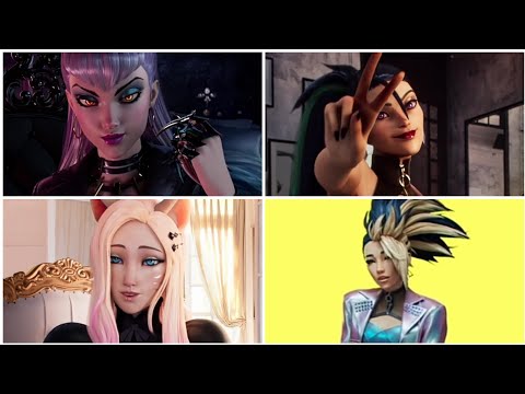 K/DA's messages to the Blades (Evelynn, Kai'sa, Ahri and Akali)