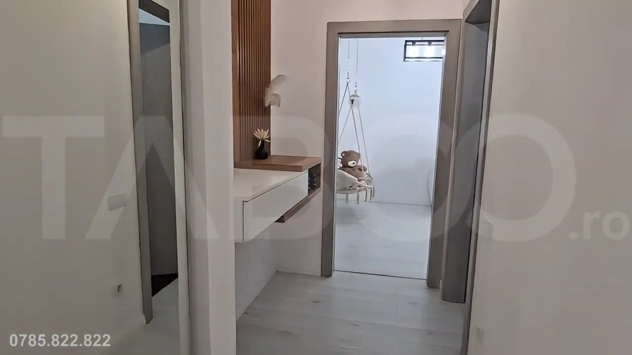 Apartament modern aflat la prima inchiriere 2 camere Mandra Sibiu - Video