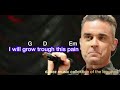 BETTER MAN ROBBIE WILLIAMS Lyrics Chord