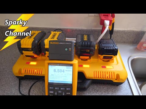 How Much Amperage Does a DeWalt 4 Port Battery Charger Really Take? (Graphing Included)