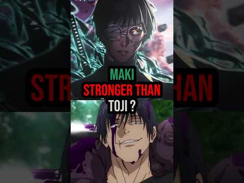 Maki is stronger than Toji #jujutsukaisen #jjk #shorts