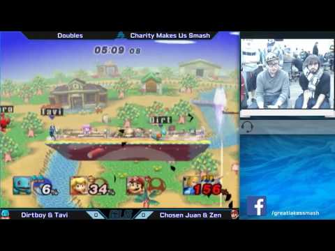 Charity Makes Us Smash Project M Doubles - Dirtboy & Tavi vs. Chosen Juan & Zen
