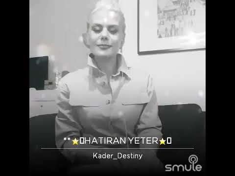 kader üstün cover smule HATIRAN YETER