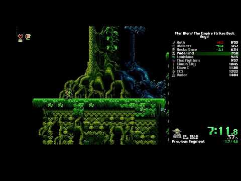 Empire Strikes Back (NES) any% in 13:59
