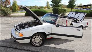 Video Thumbnail for 1990 Ford Mustang LX V8 Convertible