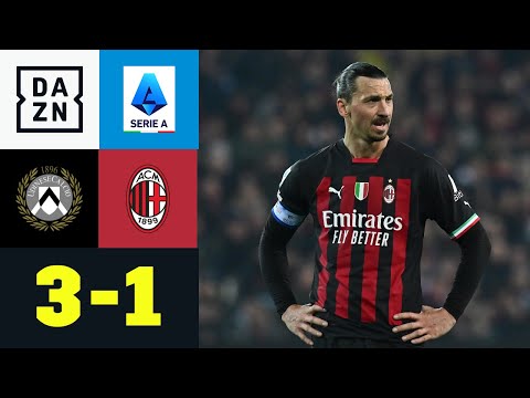 Ältester Torschütze der Serie A! Zlatan Tor reicht nicht: Udinese - AC Mailand 3:1| Serie A | DAZN