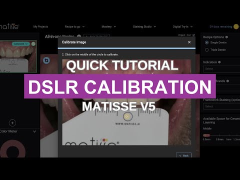 Matisse v5- DSLR calibration