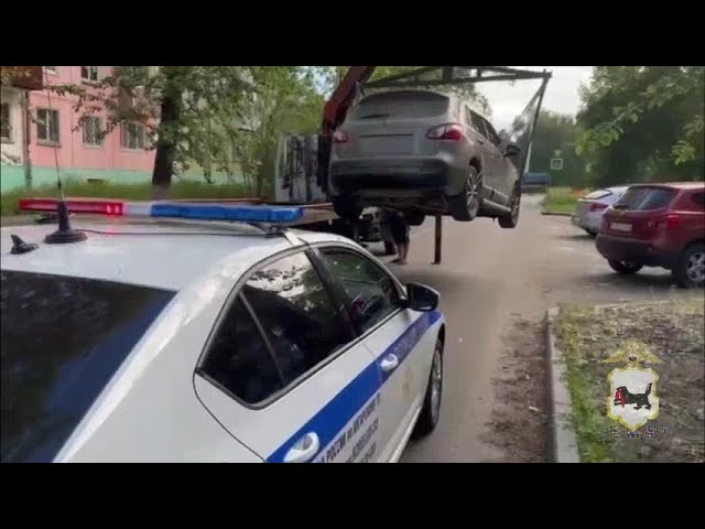 В Ангарске полицейские во время погони задержали нетрезвого водителя