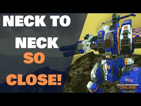 MWO - Neck to Neck! Close Matches with Loyalty Rifleman 8D