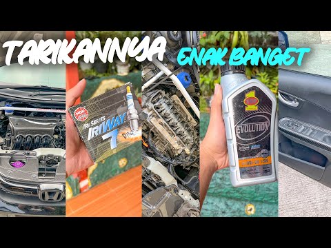 VALVE SETTINGS, IRIWAY 7 SPARK PLUG, CARBON ENGINE, TUNE UP, RACING OIL CHANGE!! - Brio EP. 13