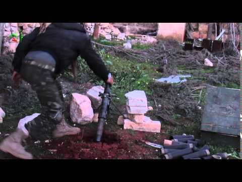 استهداف نقاط قوات النظام في جبهة حندرات في ريف حلب بواسطة مدفع هاون من قبل جبهة أنصار الإسلام