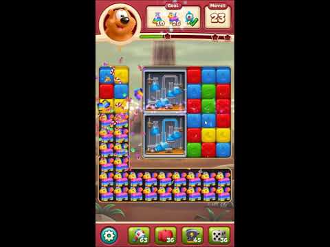 Toon Blast Level 2768 - NO BOOSTERS 🐻🐺🐱 | SKILLGAMING ✔️