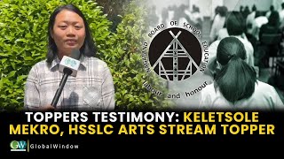 TOPPERS TESTIMONY: KELETSOLE MEKRO, HSSLC ARTS STREAM TOPPER