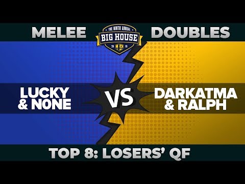 Lucky/n0ne vs Darkatma/Ralph - Losers' Quarterfinals: Melee Doubles - The Big House 9