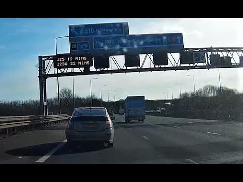 Crap Car on the Motorway M1 Nottingham 2021