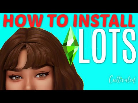 Part of a video titled How To - Install Houses & Community Lots - The Sims 4 PC - YouTube