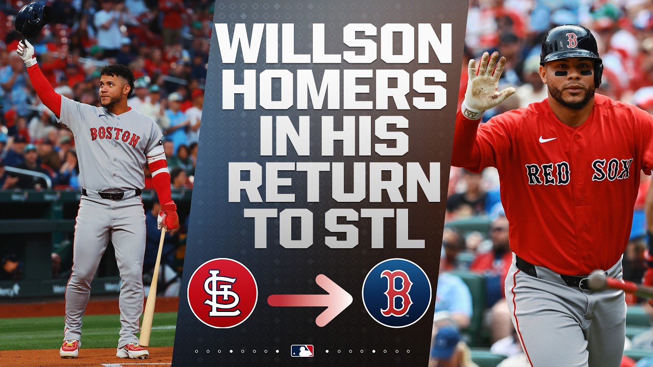 Home run against former team! Willson Contreras goes deep in return to St. Louis!