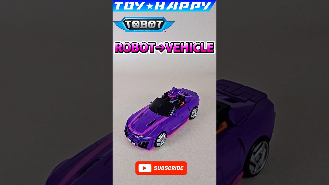 【ロボットからビークルへ変形】 オープンカー トボット ポップ リカラー版 TOBOT POP