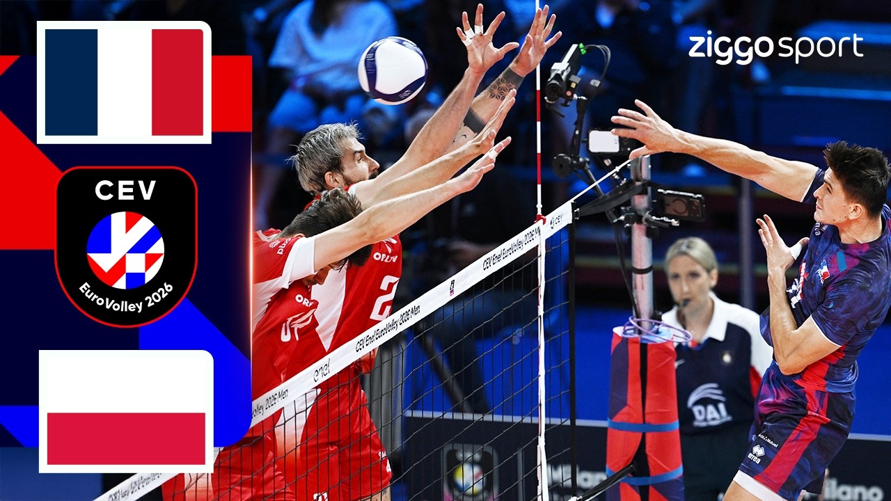 PRACHTIGE PUNTEN IN EEN FANTASTISCHE FINALE!!! 🤩🥵 | Frankrijk vs Polen | EK Volleybal Mannen 2026