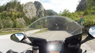 preview picture of video 'KTM 1190 RC8 R - Wildalpen to Kläfferquelle'