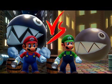 Mario Party Superstars vs The Top 100 - Minigames Compare - Mario vs Yoshi vs Waluigi (Party II)