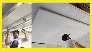 🏗️ How to Install a DRYWALL Ceiling with INDIRECT LIGHTING 🌟 Metal Stud
