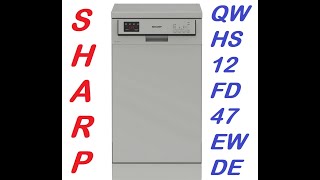 Geschirrspüler Sharp QW-HS12F47EW kurze Einweisung, Härtegrad Einstellung