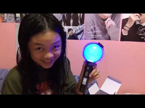 BTS OFFICIAL MOTS LIGHTSTICK SPECIAL EDITION [UNBOXING]| SPECIAL EDITION VS. VERSION 3 | POSTERS