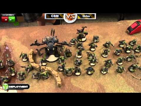Chaos Space Marines vs Orks Warhammer 40k Battle Report - Jay Knight Batrep Ep 25 part 1/5