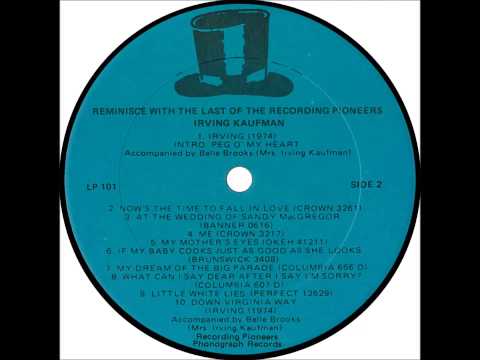 Irving Kaufman in 1974 "Down Virginia Way" LP