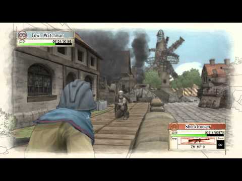 Let's Play Valkyria Chronicles part 3 - Escape from Bruhl