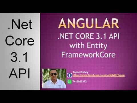 14. .Net Core 3.1 API with Entity Framework Core (Registration Post and Get API)