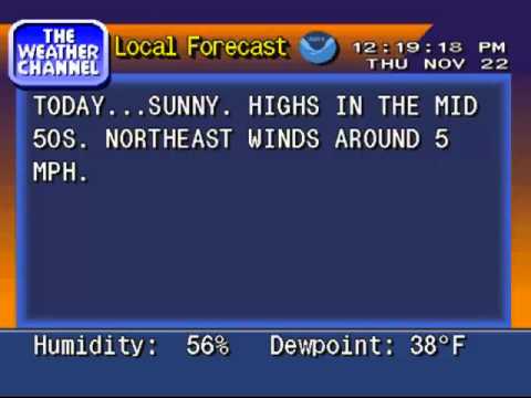 WeatherStar 4000 emulator - 11/22/2012