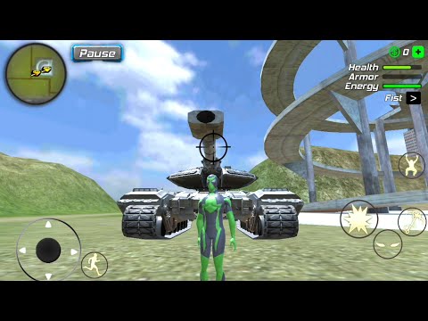 Flying Spider Steal Tank | Rope Frog Ninja Hero #13 - Strange Gangster Vegas - Android GamePlay