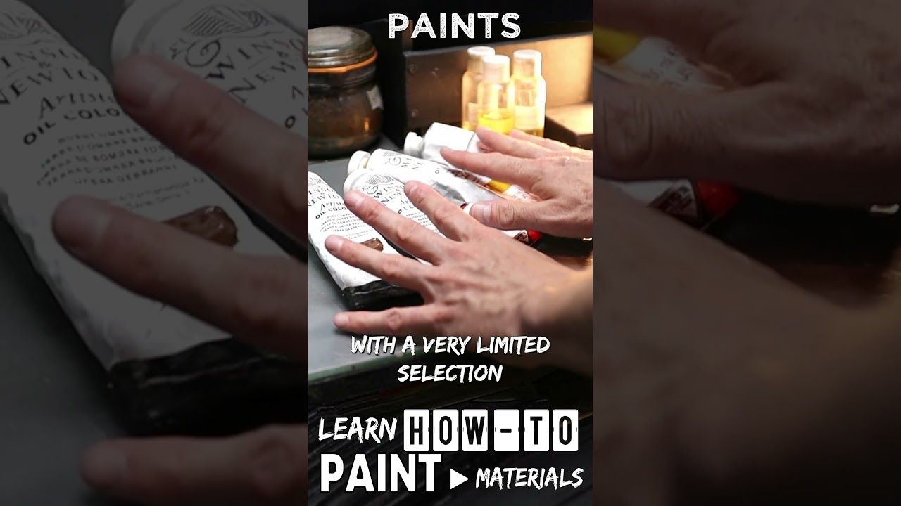 What Paint Tubes Do You ACTUALLY Need Top Get Started with Painting  #beginnerarttips #oilpainting