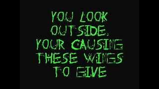 Suicide Silence   About A Plane Crash lyrics on screen