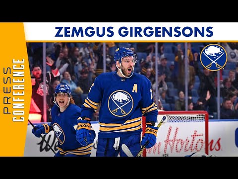 Zemgus Girgensons Scores Twice Against Jets ' Buffalo Sabres