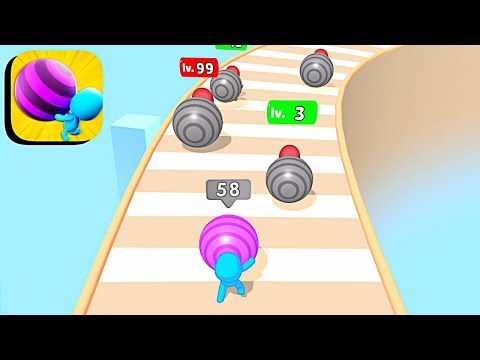 Belly Ball Runner ​- All Levels Gameplay Android,ios (Part 2)