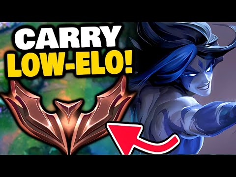 STEP by STEP how to CARRY on BLUE KAYN in LOW ELO!!!