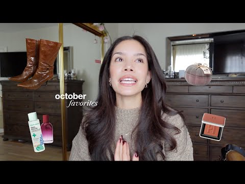 october favorites 💌 skincare, makeup, clothes, and more!!!