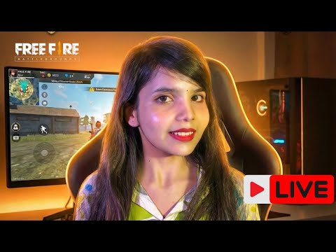 RANK PUSH ON LIVE || Rare Pihu Gaming || Booyah!❤ || Free Fire #freefirelive #shortfeed #femalegamer