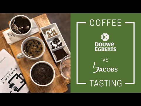 Tasting Coffee Douwe Egberts vs Jacobs Coffee