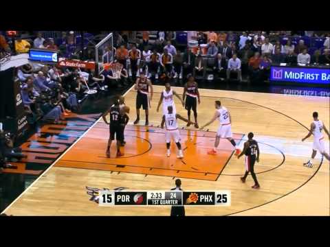 Miles Plumlee Full Highlights vs Blazers 10/30/13 (18 Points, 15 Rebounds, 3 Blocks)